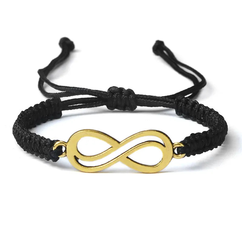 Classic Infinity Bracelet Friendship Braided Adjustable For Couples Men Women Handmade String Charms Bracelets&Bangles Jewelry