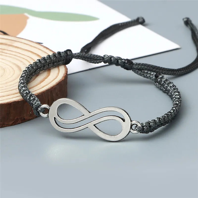Classic Infinity Bracelet Friendship Braided Adjustable For Couples Men Women Handmade String Charms Bracelets&Bangles Jewelry