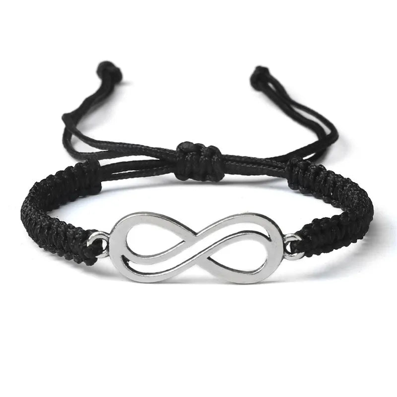 Classic Infinity Bracelet Friendship Braided Adjustable For Couples Men Women Handmade String Charms Bracelets&Bangles Jewelry